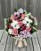 Букет цветов из: Альстромерии, Гвоздики, Розы и Хризантемы в Клявлино