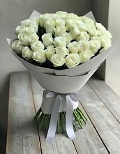 Букет 35 Белых роз в Клявлино