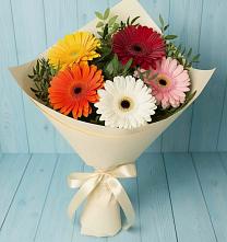 Букет цветов из:  Герберы в Клявлино