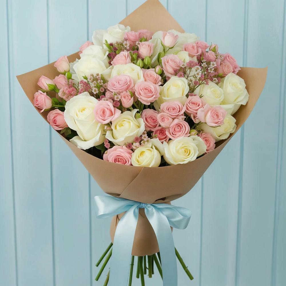 Букет цветов из: Розы в Клявлино