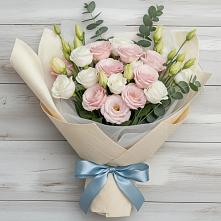 Букет цветов из:  Лизиантусы в Клявлино