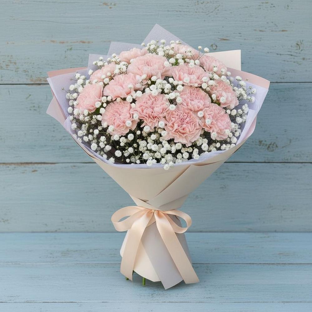 Букет цветов из: Гвоздики в Клявлино