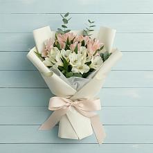 Букет цветов из:  Альстромерии #REPLACE_PRED# Клявлино