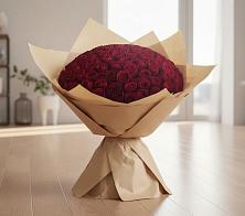 Букет 101 Красная роза в Клявлино