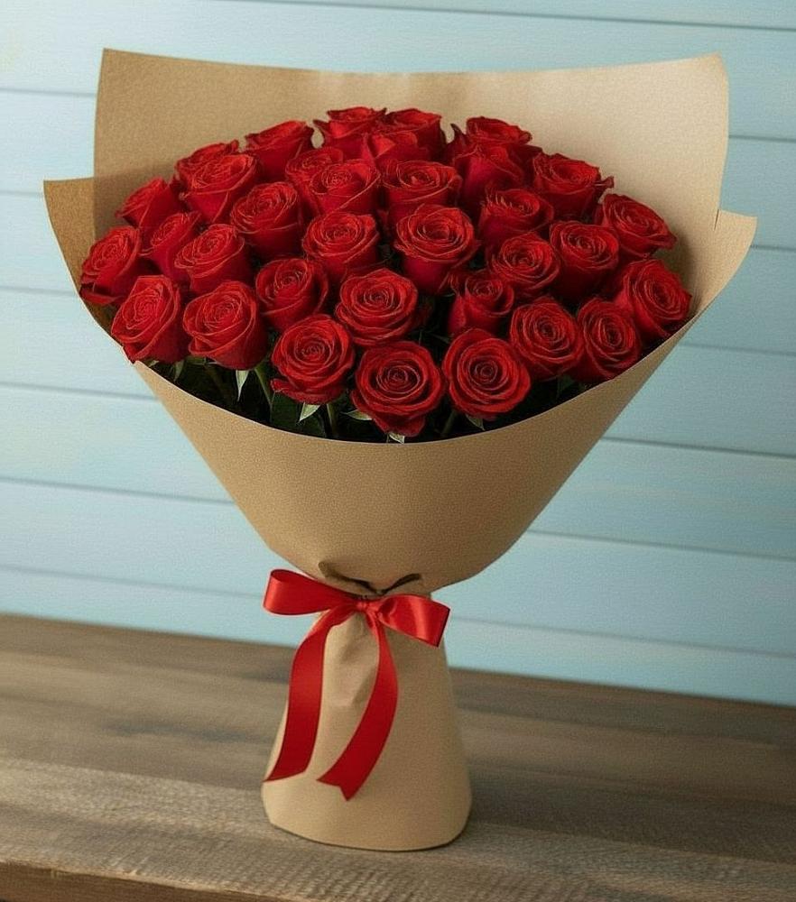 Букет Красные розы Милано в Клявлино