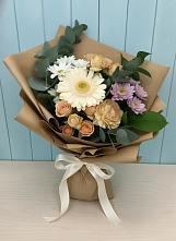Букет цветов из:  Герберы и Хризантемы в Клявлино