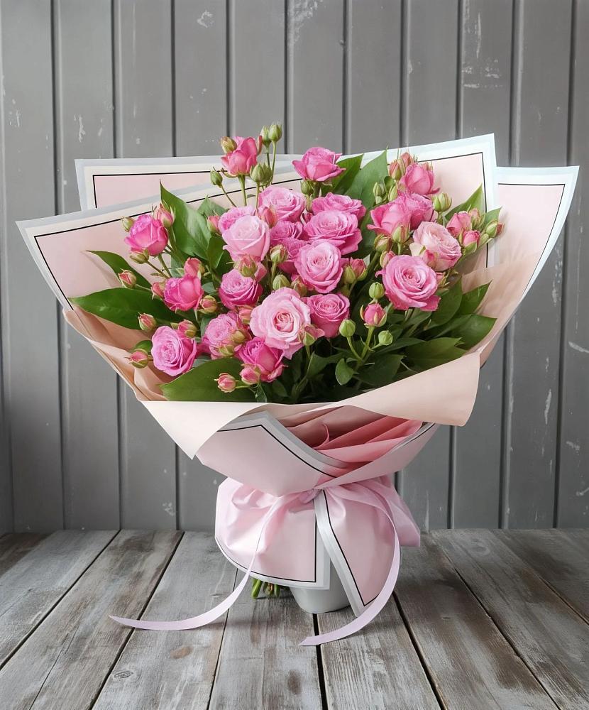 Букет Розовый кустик в Клявлино