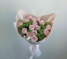 Букет цветов из:  Розы и Хризантемы в Клявлино