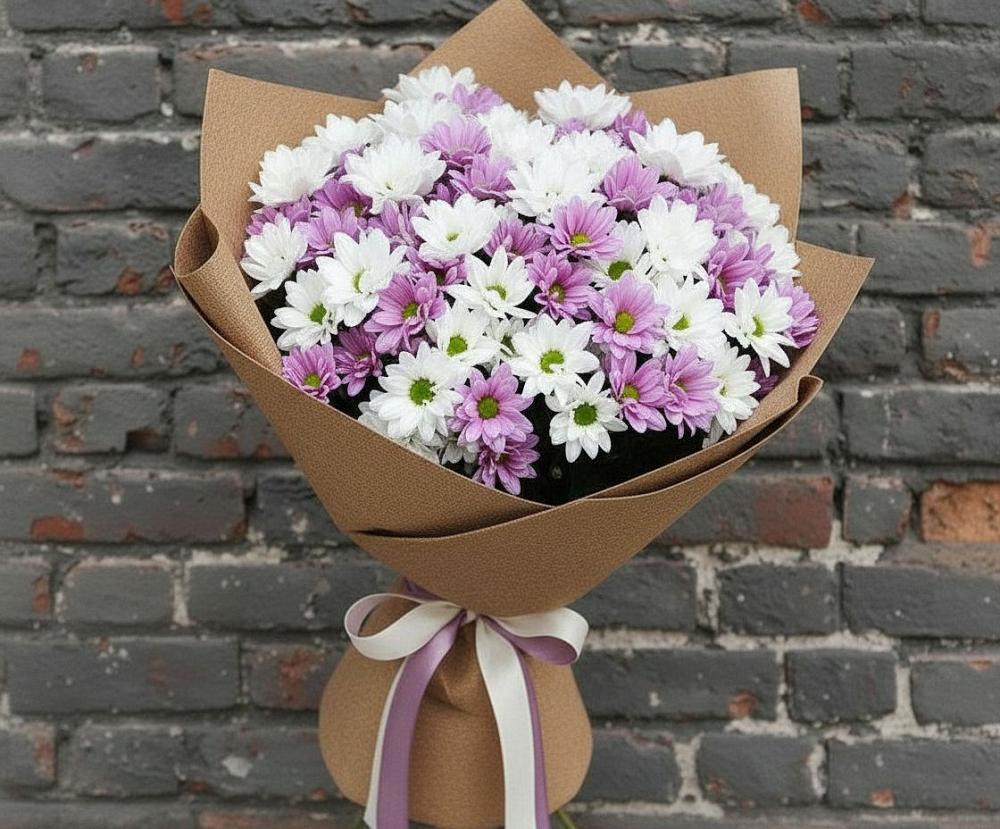 Букет цветов из: Хризантемы в Клявлино
